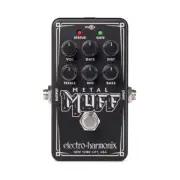 Electro Harmonix Nano Metal Muff Distortion Guitar Pedal w/ 9V Battery