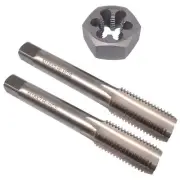 HSS M18 x 2mm Taper & Plug Tap & 18x2mm Hexagon Die Metric Thread Right Hand Set