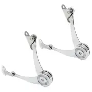 2pcs Folding Lid Support Hinge, Lid Stay Hinge Box Hinges Soft Close for Ches...