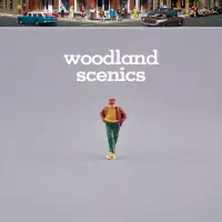 在飛比找露天拍賣優惠-Woodland scenics 微縮小比例迷你場景模型人物