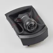 For Seat Ibiza 2002 2003 2004 2005 2006 2007 2008 2009 2010 Car-Styling 5 Speed Gear Stick Shift Knob With PU Leather Boot 5 Speed Red Line