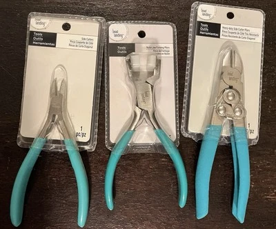 Lot of 3 - Bead Landing- Heavy Duty Side Cutter Pliers, Side Cutters, Nylon Jaw