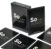 SO… Card Game Party Ice Breaker Questions for Deeper Discussions Family UK