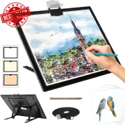 Rechargeable A3 Light Pad for Diamond Painting,Tracing Light Box with Stand and
