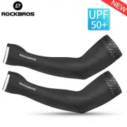 Rockbros Cooling Sports Sleeve Manguito Cycling Arm Covers Summer Bike Cuffs