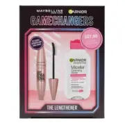 Maybelline + Garnier Game Changers Gift Set Mascara + Micellar Cleansing Water 1