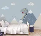 3D Dinosaur Mountain Wallpaper Wall Mural Removable Self-adhesive 1104