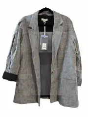Rachel Comey x Target Linen Blend Tweed Chevron Oversized Blazer Extra Large
