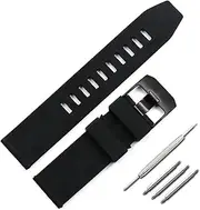 [HFZCSIMR] Silicone Strap Men's Pin Buckle 23mm Watch Accessories Fit For Luminox 3051 3057 6400 8821 3081 Strap Outdoor Sports Band