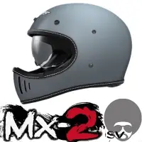 在飛比找蝦皮購物優惠-M2R MX2 山車帽 MX-2 SV 消光水泥灰 內墨鏡 