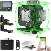 Huepar S04CG 360 Laser Level Self Leveling with LCD Screen, 4X360° Green Cross L