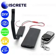 Long Lasting Micro Spy Camera DIY High Quality ULTRA HD 4K 5000mAH