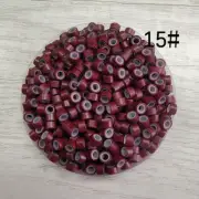 200Pcs 5*3*3Mm Silicone Microchip for Hair Extensions Hair Rings Staples for Hai