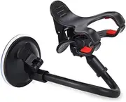 NAMOARLY 360Degree Rotatable Suction Cup Car Phone Holder Long Arm Smartphone Mount for Windshield Dashboard Compatible with Cell Phones Easy Installation Black