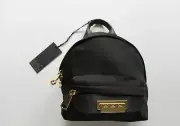 NWT Zac Posen Eartha Iconic Small Satin Black Micro Chain Backpack