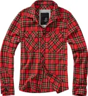 Brandit Checkshirt, shirt , color: Red/Black/White , size: 4XL