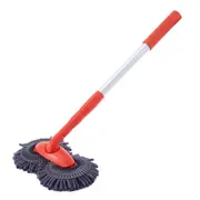 Telescopic Car Wash Brush Mop Long Handle Rotation Chenille Microfiber Cleaning