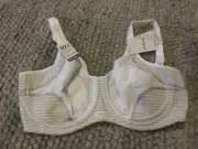 Women’s Bra BERLEI ELECTRIFY White grey Soft Cup underwire Size 14E BNWT