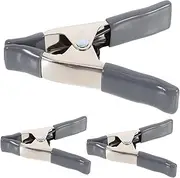 SEWOART 3pcs Heavy Duty Spring Clamps with Coating Reliable Clips for Hanging Backdrops Photography Crafts and Projects Compact and Durable Design for Long Term Use