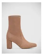[Wittner] Kaci Stretch Suede Ankle Boot in Mushroom