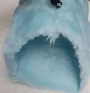 Bird- Small Animal Hanging Hammock, Soft 7" Long 5" Wide 5" Tall Blue, New