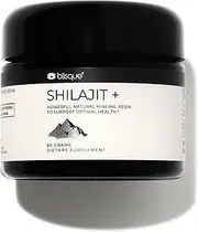 Blisque – Pure Himalayan Shilajit Resin Supplement | Authentic Natural and Organic For Detox Cleanse Immune Support Brain Booster Energy Contains Fulvic Acid Trace Minerals 60 Grams 0.1322772 pounds