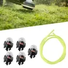 Five For Primer Bulbs Together with One Meter of Fuel Line for Snipper Use