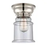 Innovations 184-LED Canton 1-Lt Flush Mount, P Nickel/Seed - 623-1F-PN-G184-LED