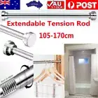 Curtain Tension Rod Extendable Rack Shower Wind Curtain Closet Pole Adjustable