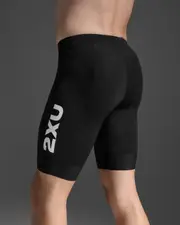 Aero Tri 9 Inch Shorts, 2XU, XS, Black/White, Male