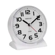 4.5" No Ticking Analog Alarm Clock,Silent Readable for Seniors,Easy to Set,Gr...