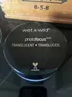 Wet N Wild Photofocus Loose Translucent Setting Powder Makeup .70 Oz NEW