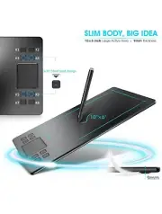 VEIKK A50 Graphics Drawing Tablet W/ 8192 Pressure Sensitivity Battery-Free Pen