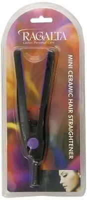 Ragalta Mini Hair Straightener 1/2-Inch Tourmaline Ceramic Flat Iron Travel lron
