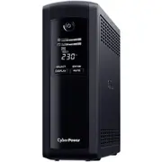 CyberPower Value Pro VP1200ELCD Line-interactive UPS - 1.20 kVA/720 W - Tower - AVR - 8 Hour Recharge - 4 Minute Stand-by - 230 V AC Input - 230 V AC