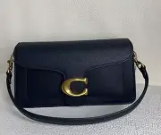 COACH 73995 Tabby Shoulder Bag Black Leather Crossbody Shoulder Hand 2way Outlet