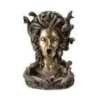 Medusa Backflow Burner, Greek Mythology Waterfall Incense Burner