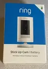 Ring Stick Up Cam Battery Wireless Outdoor/Indoor Camera White New 840268905552