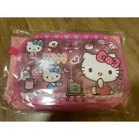 在飛比找蝦皮購物優惠-韓國購入 hello kitty 不鏽鋼餐盤 有收納袋