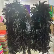 Natural Fluffy Roosters Feather Carnival Dance Party Decor Shawl/Scarf Crafts