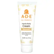 Carlson, A-D-E, Hand & Body Cream, Unscented, 4 oz (113 g)
