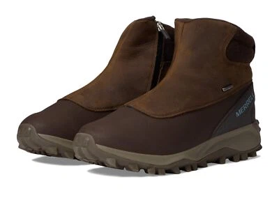 Merrell Women's Thermo Kiruna MID Zip Waterproof Snow Boot, Clay, 9