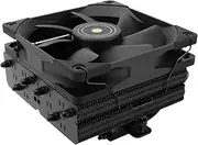 Thermalright SI-100 Black CPU Air Cooler, 6×6mm Heat Pipes,TL-E12B PWM Quiet Fan CPU Cooler, AGHP 3.0 Technology, for AM4/AM5/Intel LGA1150/1151/1200/1700/1851/2011,PC Cooling