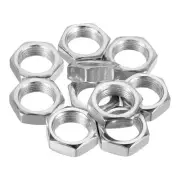 10pcs M14x1.0 Steel Hex Nuts Hardware Nuts Screw Bolt Fasteners 7mm High