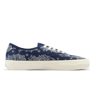 Vans 休閒鞋 Skate Authentic 男鞋 深藍 白 圖騰 帆布鞋 滑板鞋 膠底 VN0A5FC8FRP