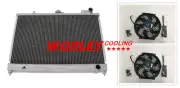 QLD-Radiator +Fan for NISSAN LAUREL C32 CA18/RB20/RB20DET/RB20ET/VG20ET MT 87-89