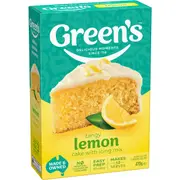 Green's Traditional Cake Mix Lemon 470g