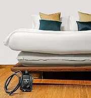 Mattress Jack Mattress Lifter, Queen - Mattress Elevator for Sheet Tucking & Bed Making - Mobility Aid for Elderly, w/Inflatable Ring, Air Pump