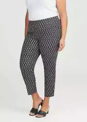 ts Taking Shape Pants Size 16 Cotton Luca Geo Style NWT