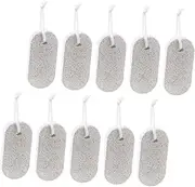 20pcs Pumice Stone Foot Stone Feet Hard Skin Stone Stones Heel Scrubber Foot Spa Remover Stone Plantar Dusters for Cleaning Calloused Pomy Stone Spatula Volcanic Rock Grey